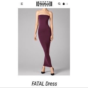 NWT Wolford FATAL dress XS - Eggplant